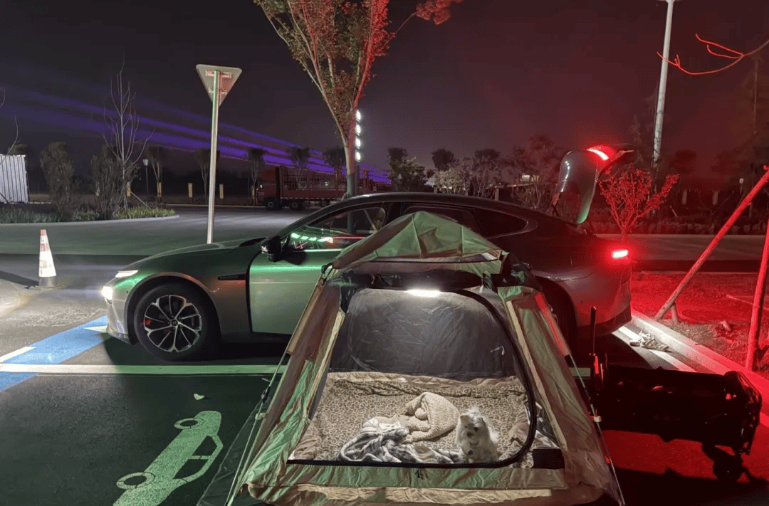 庆期间年轻人旅行掀起“帐篷过夜”热潮MG